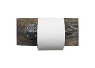 Держатель туалетной бумаги трубы фланца пола черного листового железа промышленный 3/4 дюймов ISO9001